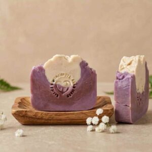 Blueberry in vanilla