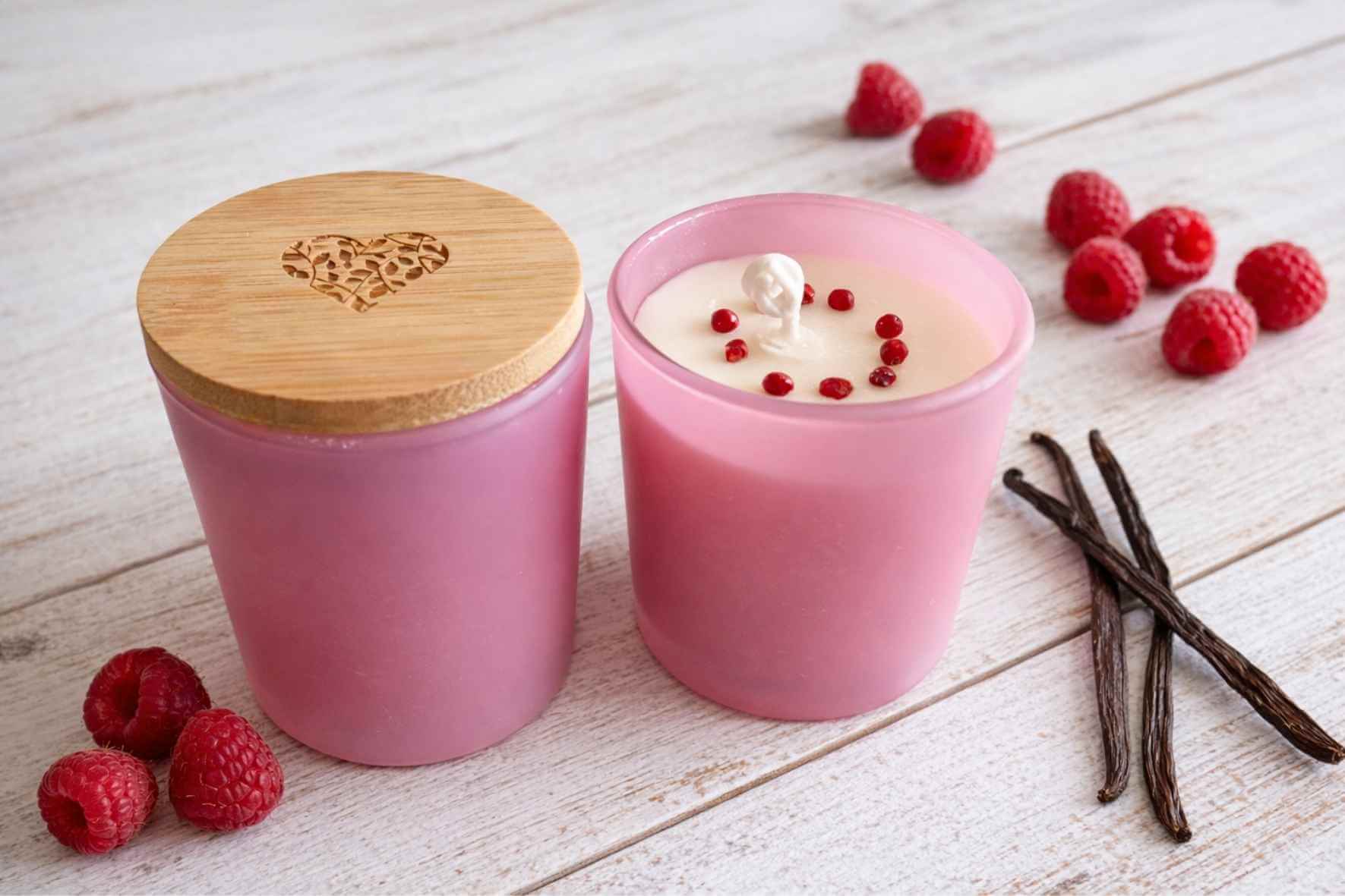Sojina Svijeća Malina u Vaniliji
